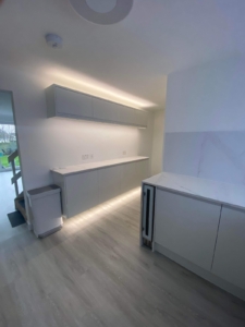 kitchen lighting effects installed by inspiring building