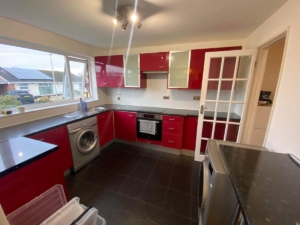 old kitchen layout colours space before renovation weston