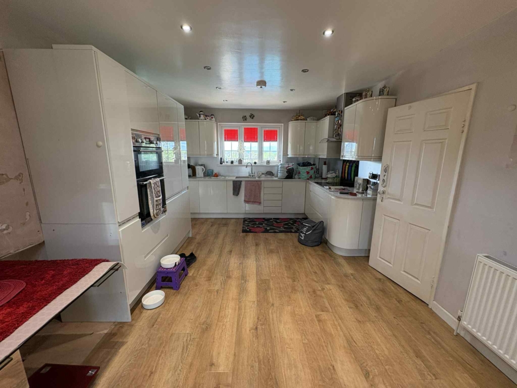 kitchen interior to be converted and extended bristol