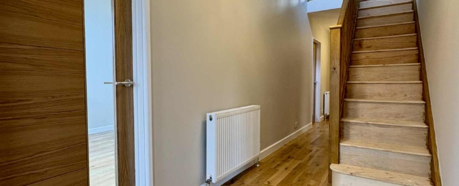 staircase reconfiguration installation